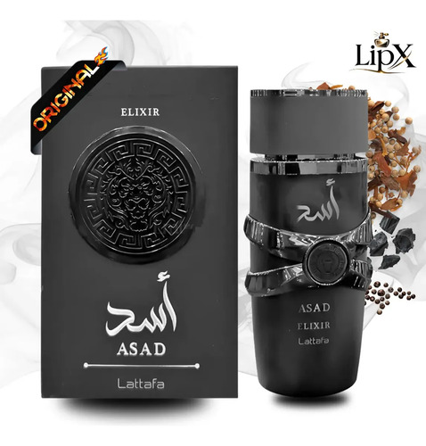 Perfume asad elixir 100ml eau de parfum original edp lancame