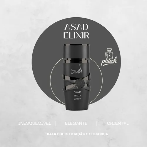 Perfume Asad Elixir Lattafa Árabe Original Nota Fiscal