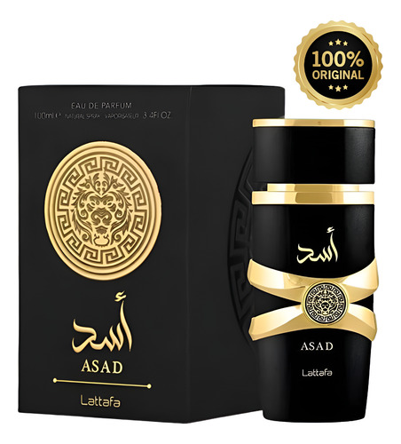Perfume asad lataffa 100ml eau de parfum original edp