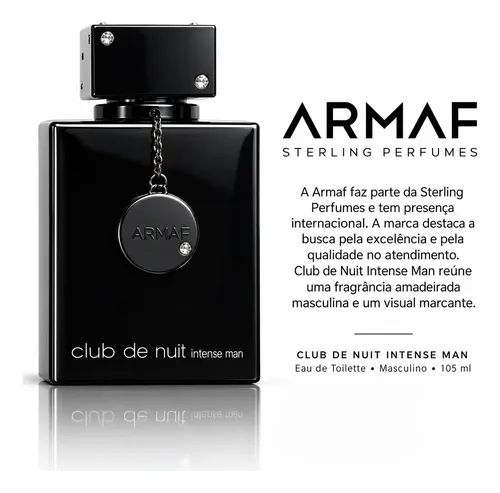 Perfume Club De Nuit Intense Armaf Edt 105ml Masc Original