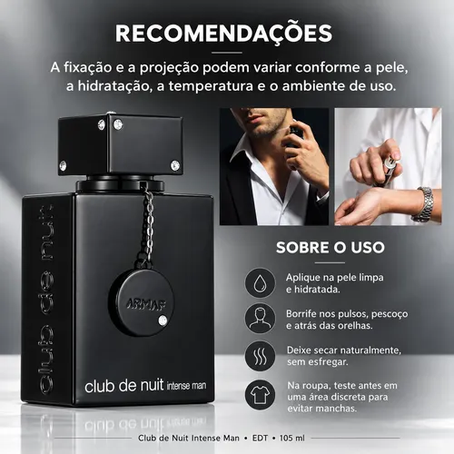 Perfume Club De Nuit Intense Armaf Edt 105ml Masc Original