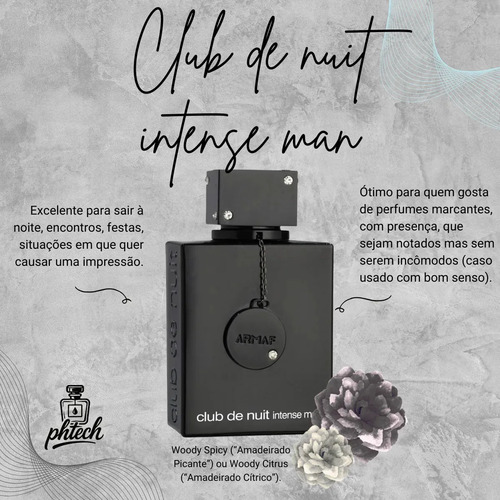Perfume Club De Nuit Intense Da Armaf Edt 105ml Masculino