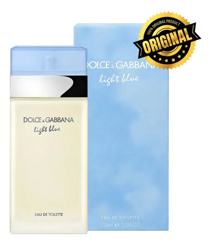 Perfume dolce gabbana light blue feminino 100ml erian