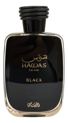 Perfume Eau de Parfum Rasasi Hawas Black Masculino 100 ml