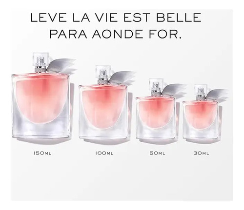 Perfume Feminino Eau de Parfum, Fragrância Floral Gourmand Inebriante com Íris Nobre e Baunilha, Aroma de Felicidade e Feminilidade, La Vie Est Belle Lancôme, Frasco com 30ml
