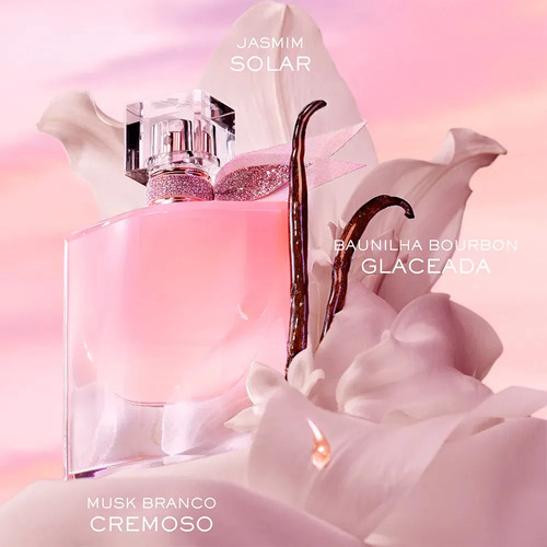 Perfume Feminino Floral Almiscarado com Baunilha Glaceada, Almíscar Branco e Jasmim Solar, Alta Fixação e Fragrância de Longa Duração, La Vie est Belle Vanille Nude Lancôme, 100ml