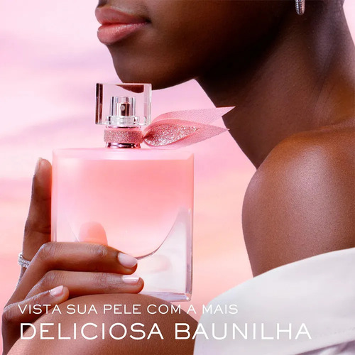 Perfume Feminino Floral Almiscarado com Baunilha Glaceada, Almíscar Branco e Jasmim Solar, Alta Fixação e Fragrância de Longa Duração, La Vie est Belle Vanille Nude Lancôme, 100ml