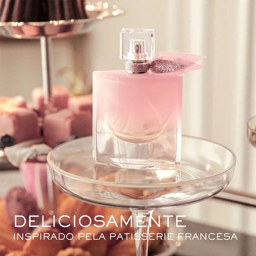 Perfume Feminino Floral Almiscarado com Baunilha Glaceada, Almíscar Branco e Jasmim Solar, Alta Fixação e Fragrância de Longa Duração, La Vie est Belle Vanille Nude Lancôme, 100ml