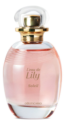Perfume feminino leau de lily soleil 75ml de o boticario