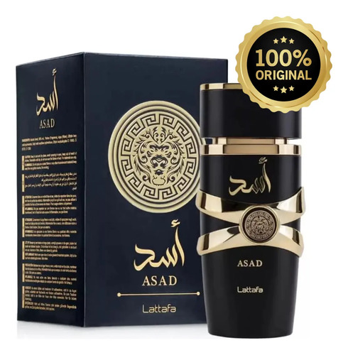 Perfume lattafa asad 100ml eau de parfum original arabe orig 1