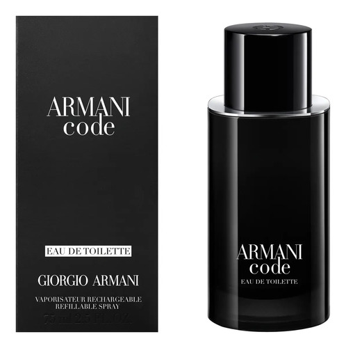Perfume Masculino Armani Code Eau de Toilette Refilável, 125ml
