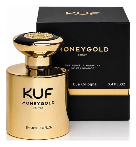 Perfume masculino kuf moneygold 100ml importado