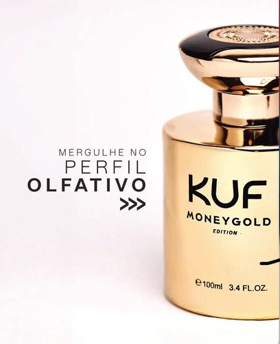 Perfume Masculino Kuf MoneyGold 100ml Importado