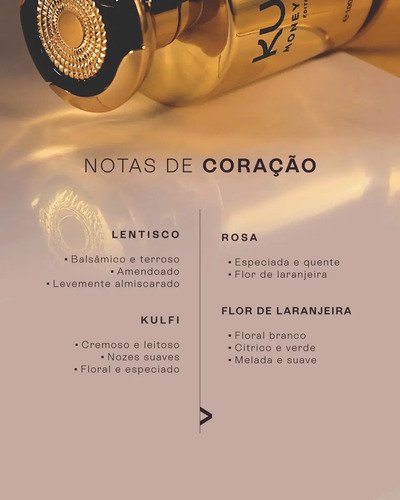 Perfume Masculino Kuf MoneyGold 100ml Importado