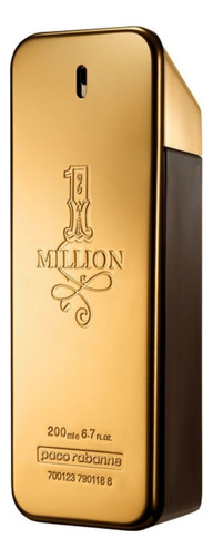 Perfume rabane 1 million eau de toilette 200 ml masculino