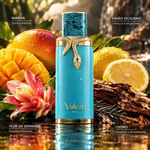 Perfume Vulcan Feu Arabe French Avenue Edp 100 Ml Original com Nf Lipx