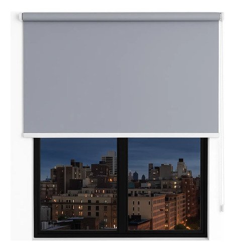 Persiana cortina blackout rolo 160x160 blecaute 0 luz sala c