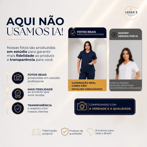 Pijama Cirúrgico Feminino Scrub Hospitalar - Unissex Atacado