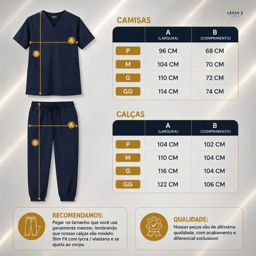 Pijama Cirúrgico Feminino Scrub Hospitalar - Unissex Atacado