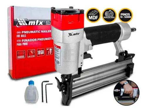 Pinador Pneumático Para Pinos De 10 A 50mm MTX 574109