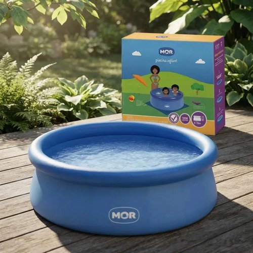 Piscina MOR Inflável 1000 Litros Splash Fun Azul - 1048