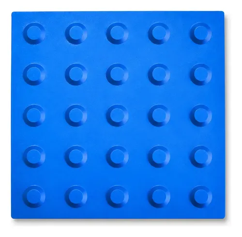 Piso tatil 25x25 tpe alerta direcional kit 40 unidades