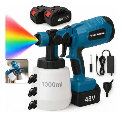 Pistola de pintura portatil pulverizadora eletrica profissio