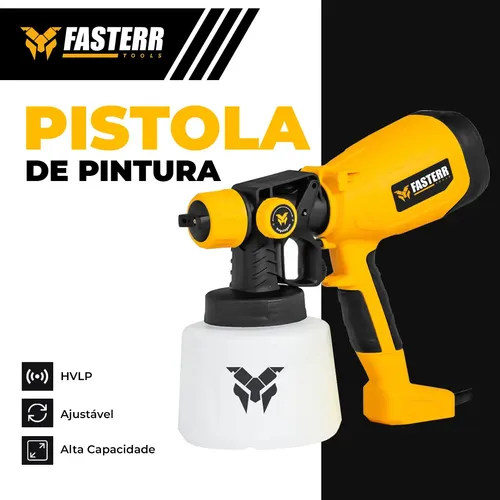 Pistola Elétrica De Pintura Fasterr 1,4l 550w Fst054br 110v