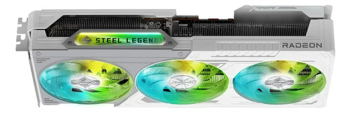 Placa de Vídeo ASRock Radeon RX 9070 Steel Legend 16GB 256bits PCIe 4.0
