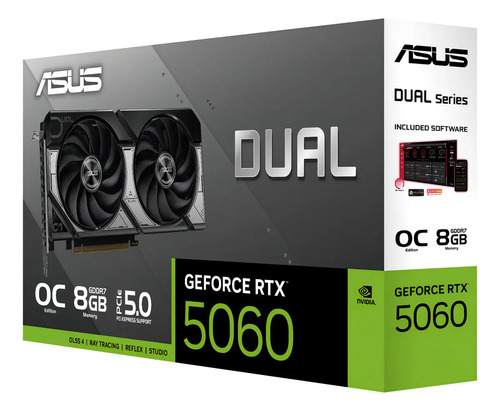 Placa de vídeo Asus Rtx 5060 8gb Dual Gdr7 de 128 bits
