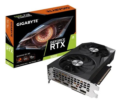 Placa de video geforce rtx3060 gaming oc 8gb gdr6 nnet nx