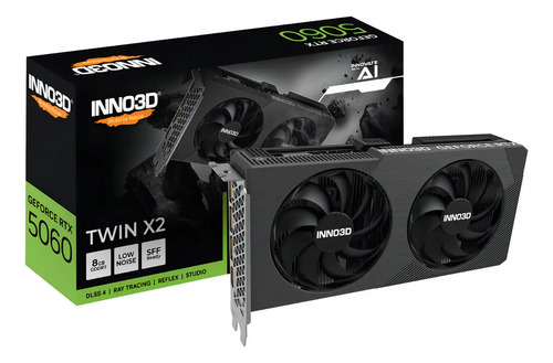 Placa de video inno3d geforce rtx 5060 twin x2 8gb gddr7 128