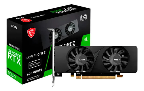 Placa de video msi geforce rtx 3050 low profile 6gb gddr6