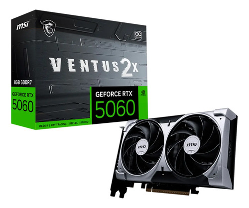 Placa de video msi geforce rtx 5060 8gb ventus 2x oc edition