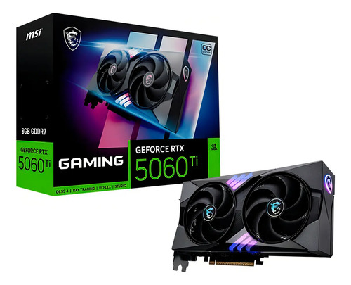 Placa de video msi nvidia gaming oc rtx5060ti 8gb gdrr7 128b
