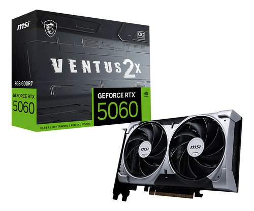 Placa de video msi nvidia geforce rtx 5060 8gb oc gddr7