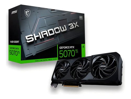 Placa De Video Nv Rtx5070ti Shadow MSI