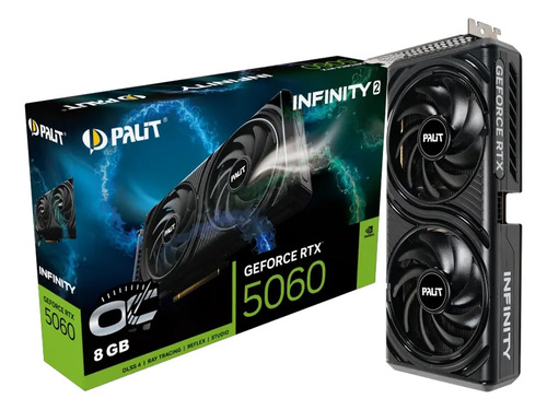 Placa de video nvidia geforce palit rtx5060 8gb infinity2 oc