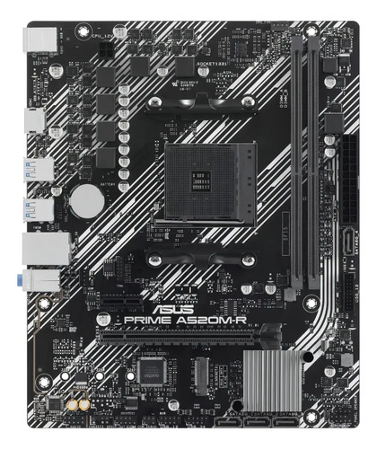 Placa Mãe Asus Prime A520m-r Am4 Ddr4 M.2 Chipset A520 Hdmi Preto