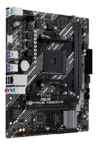 Placa Mãe Asus Prime A520m-r Am4 Ddr4 Micro-atx