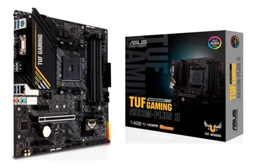 Placa mae asus tuf gaming a520m plus ii amd am4 matx ddr4