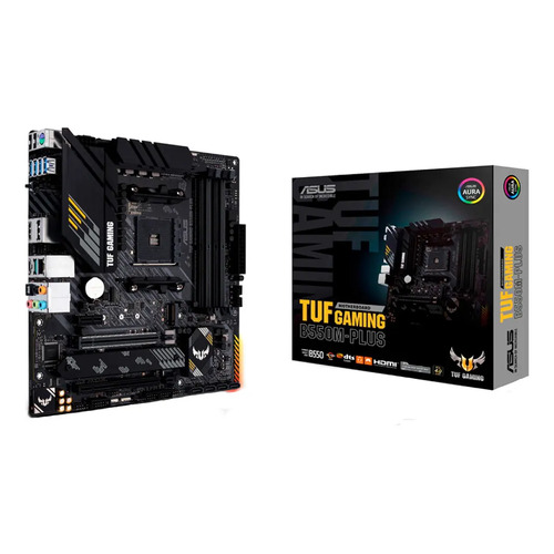 Placa mae asus tuf gaming b550m plus ddr4 amd am4 matx rgb 1
