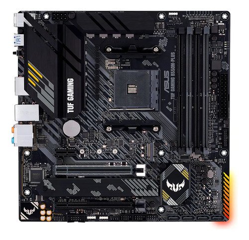 Placa Mãe Asus Tuf Gaming B550m-plus Ddr4 AMD Am4 mATX RGB