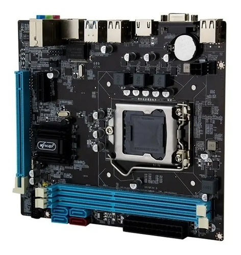 Placa Mãe Knup LGA 1155 B75 DDR3 HDMI VGA até 16GB Micro ATX Intel