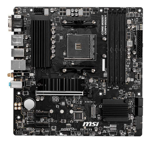 Placa mae msi b550m pro vdh wifi ddr4 socket am4 cor preto