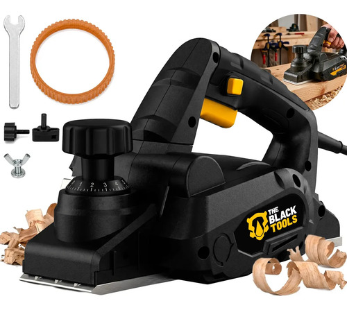 Plaina eletrica manual para madeira bfp780 the black tools 7