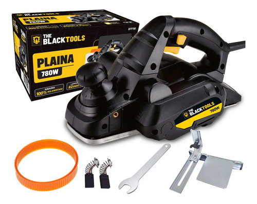 Plaina Elétrica Manual Para Madeira Bfp780 The Black Tools 780w 16500rpm