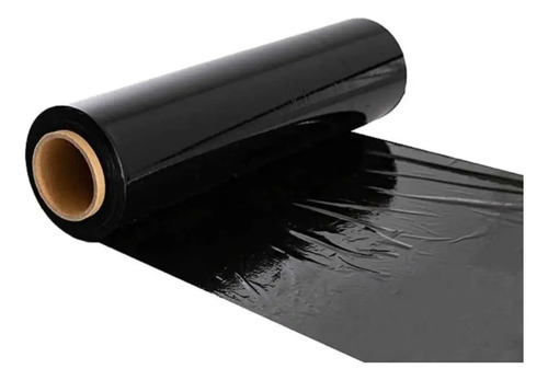 Plastico Filme Stretch 50x220m 2,5kg Preto Embalagem Acesso® Bobina 25 Micras Pallet Film Strech