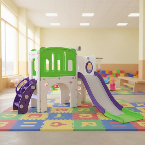Playground infantil indoor mini mundo 2 torres freso crianca 1