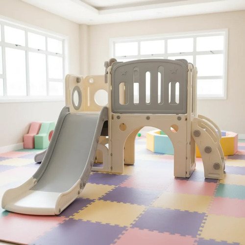 Playground infantil indoor mini mundo 2 torres freso crianca